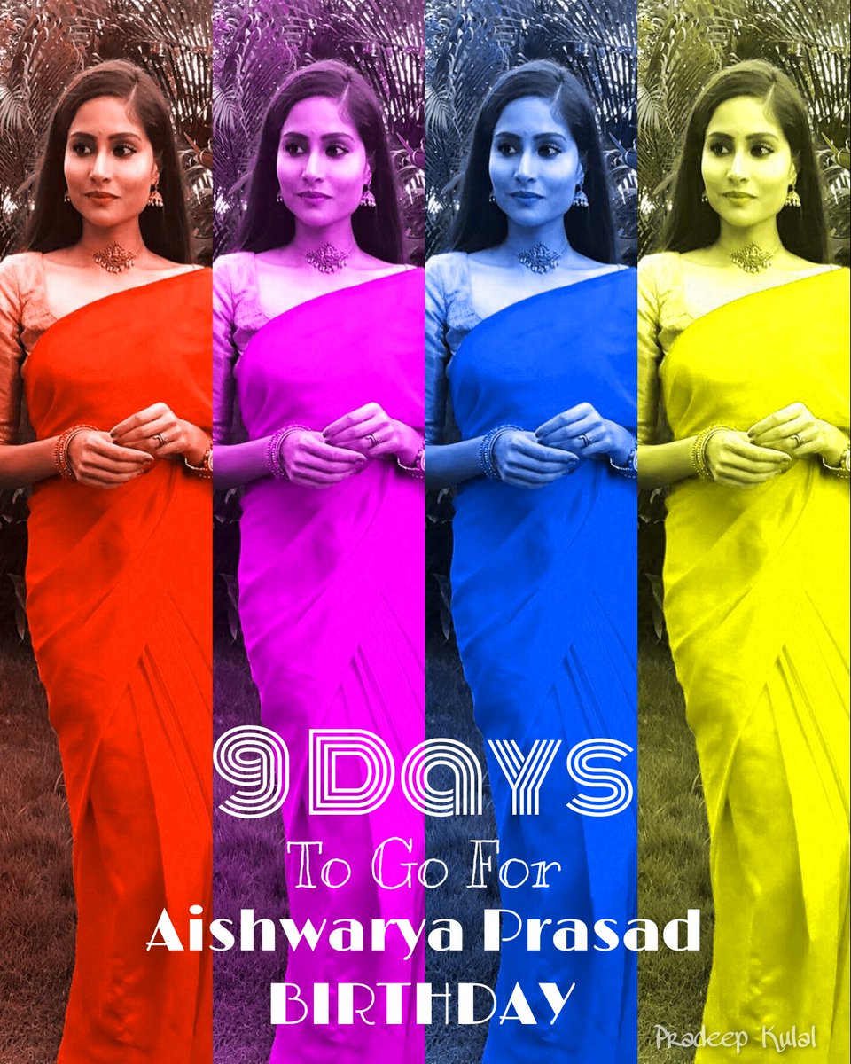 fans_aishwarya's tweet photo. #9DaysToGo For #AishwaryaPrasad ❤⭐ Birthday 🎉 
@Aishwaryapras5 #Aishwarya #Aishu #RoberrtAishu #Birthday #Jan26 #Mysore #Banglore #Actress #Model 

PC :- @pradeepkulal123

@aishwarya_prasad_fc_klb @aishwarya_prasad_fans @aishwarya_prasad_9 @aishwarya_prasad_fc https://t.co/LEDUiBKWWz
