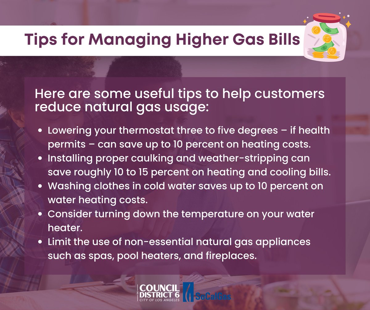 As market conditions cause natural gas prices to rise, <a href="/socalgas/">SoCalGas</a> offers customers several tips and tools to reduce energy use and help lower bills. For more information, please visit: socalgas.com/ManageHigherBi…