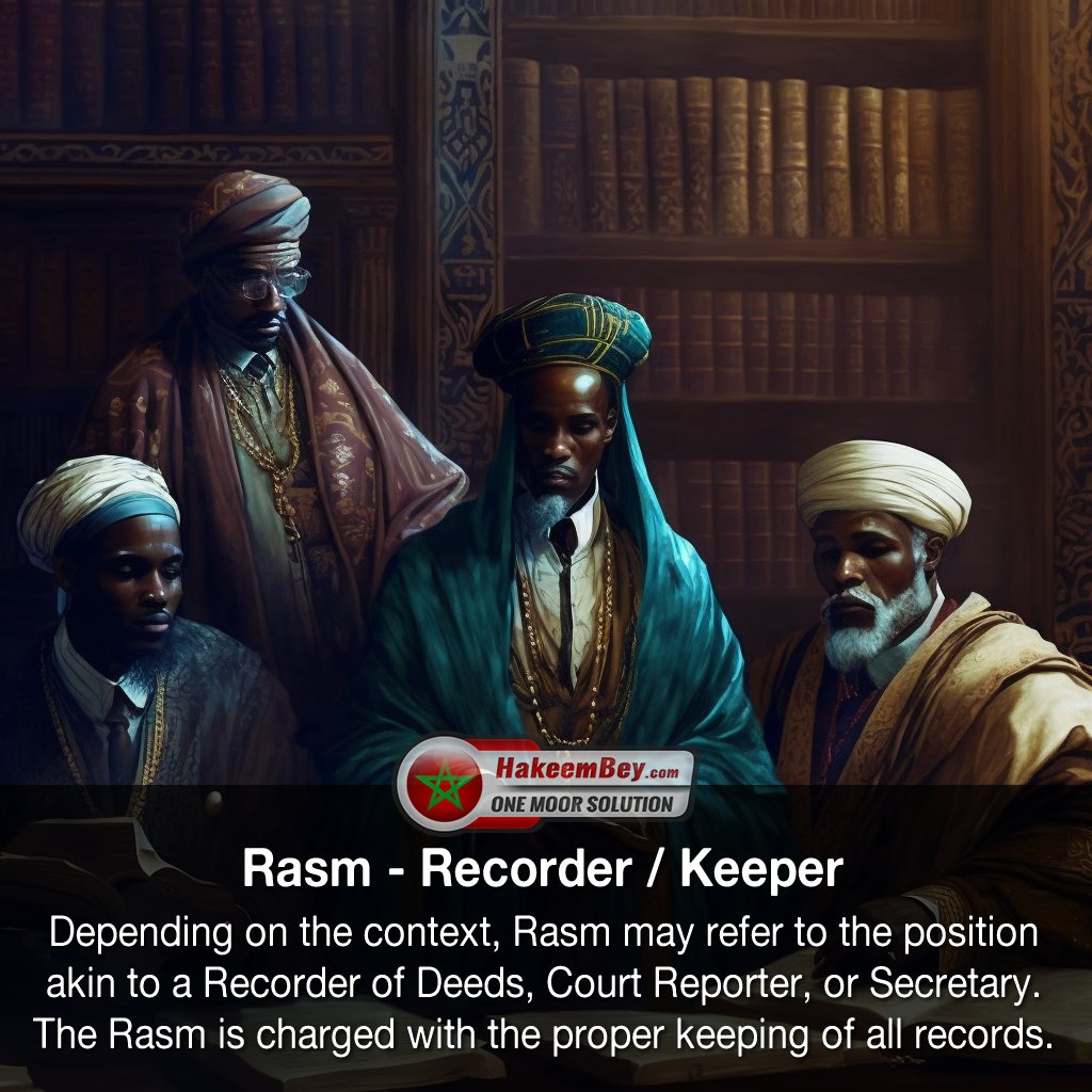 iamhakeembey's tweet photo. #Moorish #government structure. Part 7 - #Rasm - Recorder or Keeper. #Moors #Moroccans #MoorishAmericans #Moabite #Recorder #ai #aiart #midjourney #GraphicDesign #HakeemBey https://t.co/xz8tDB1Fi9