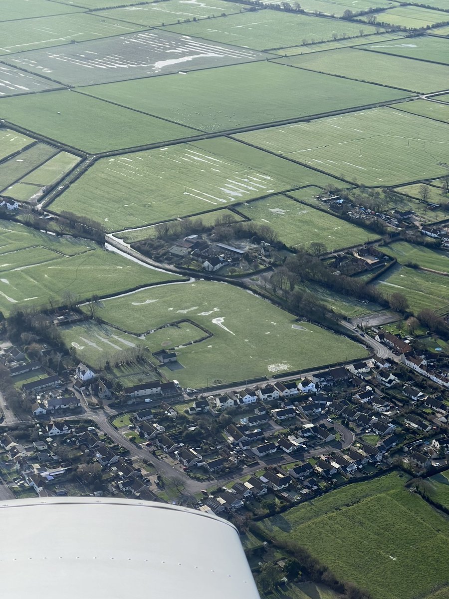 trafford1973's tweet photo. My flight from Bristol over mark and Bridgwater https://t.co/LwtCgH6MiJ