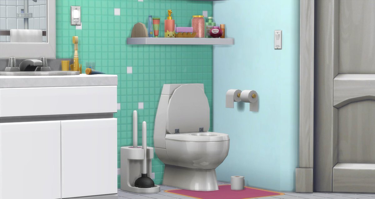 SimGuruAsh's tweet photo. You know the drill: is it over or under? 🧻 https://t.co/Fnzol3P2Nl