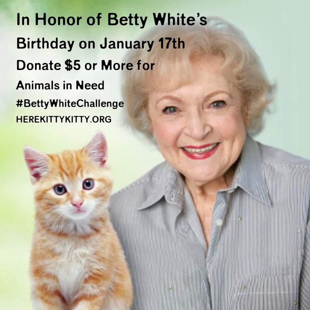 It's what she would've wanted. #BettyWhiteChallenge