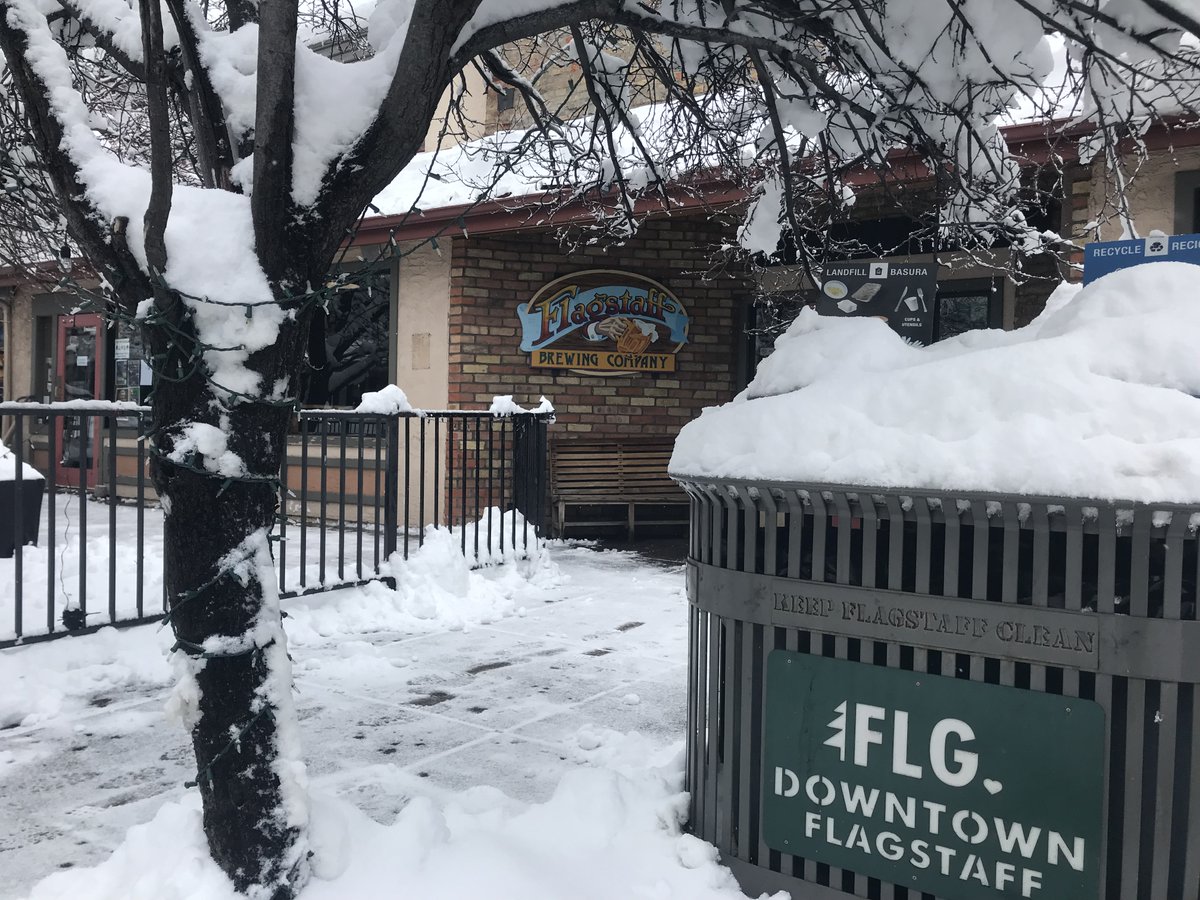 Well, we are dug out for the most part. Walk or ski on down to the brewery if you have the day off.  We have some spicy beef chili to warm you up for lunch. Cheers Flagstaff.