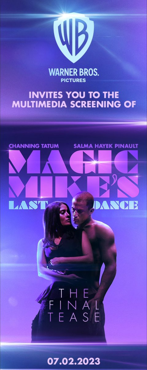 nicolettiwalter's tweet photo. Many thanks for inviting me to the screening of #MagicMikesLastDance by #StevenSoderberg in London https://t.co/tmYee3KoSv