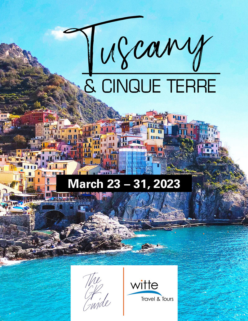 Planning a spring vacation? Join me for a trip to Tuscany and Cinque Terre with Witte Travel &amp; Tours this March! wittetravel.com/tours/tuscany-…