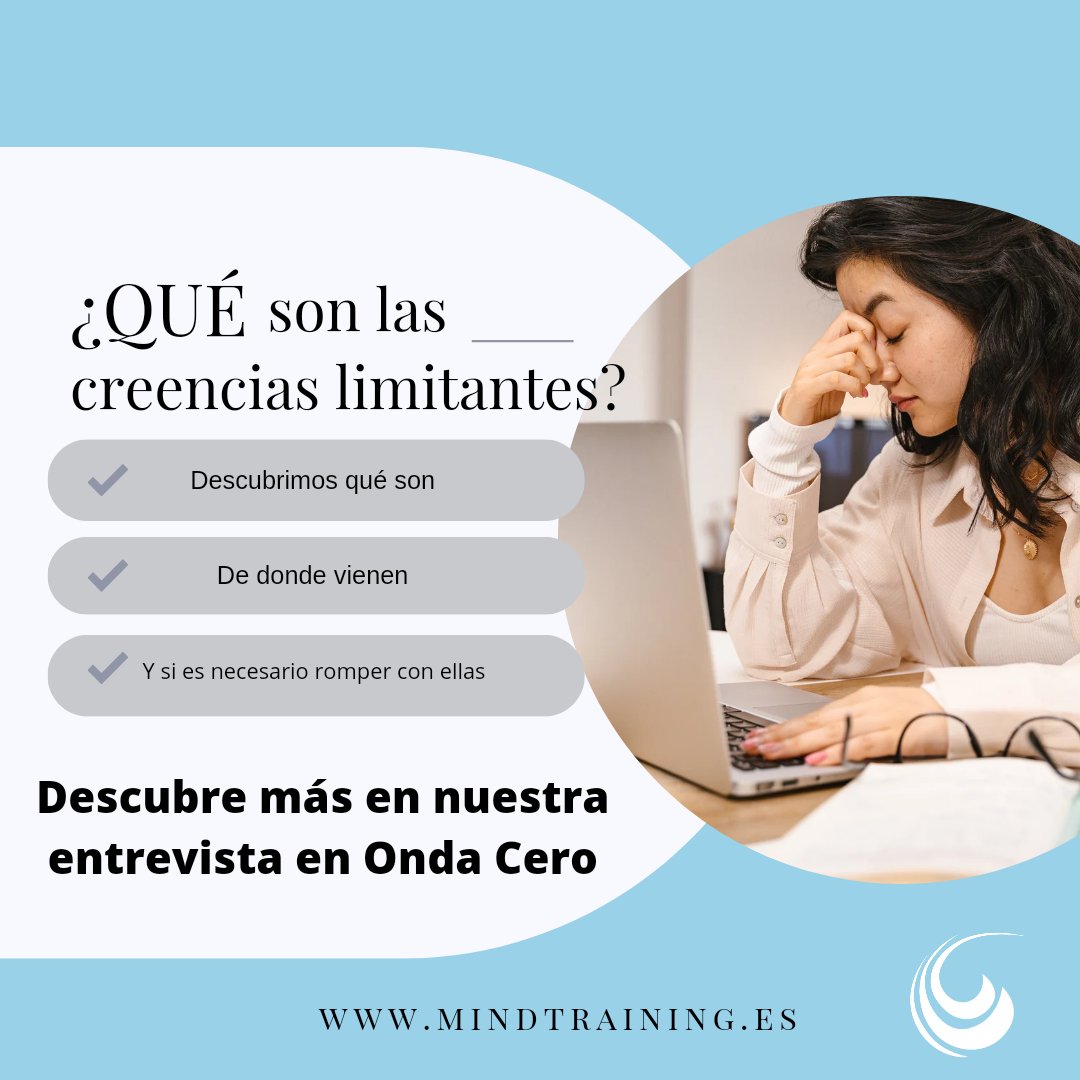 mindtrainings's tweet photo. Creencias limitantes 🖐️

#coaching #creenciaslimitantes 
#pnl #desarrollopersonal https://t.co/ootXIiceSS
