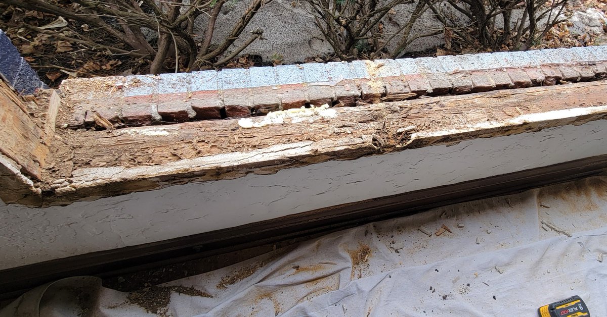 bureshhs's tweet image. Most contractors would just cover up rotten wood like this, but at BHS we will let you know and replace the rotten wood before putting the new window in!