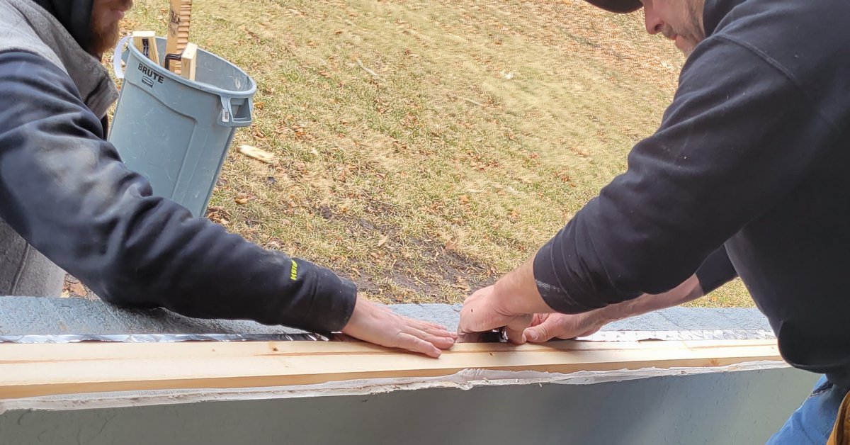 bureshhs's tweet image. Most contractors would just cover up rotten wood like this, but at BHS we will let you know and replace the rotten wood before putting the new window in!