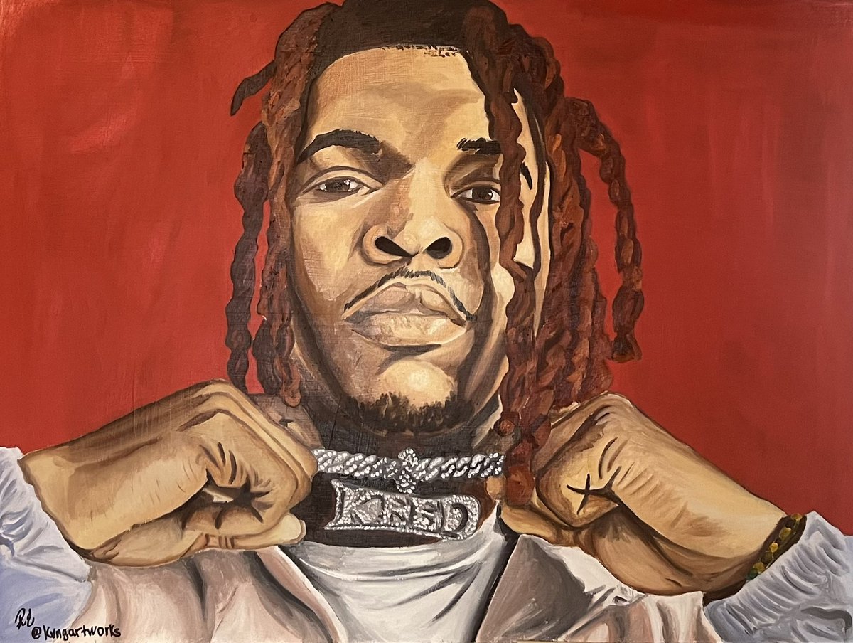 kvngartworks's tweet photo. Long Live Prince Slime๐๐๐พ๐๏ธ
Oil on wood panel
30x40
.
.
.
#LLLilKeed #LLLK #LongLiveLilKeed #LongLivePrinceSlime๐ #painting #artist #ArtistOnTwitter https://t.co/DfXT8rgQxc