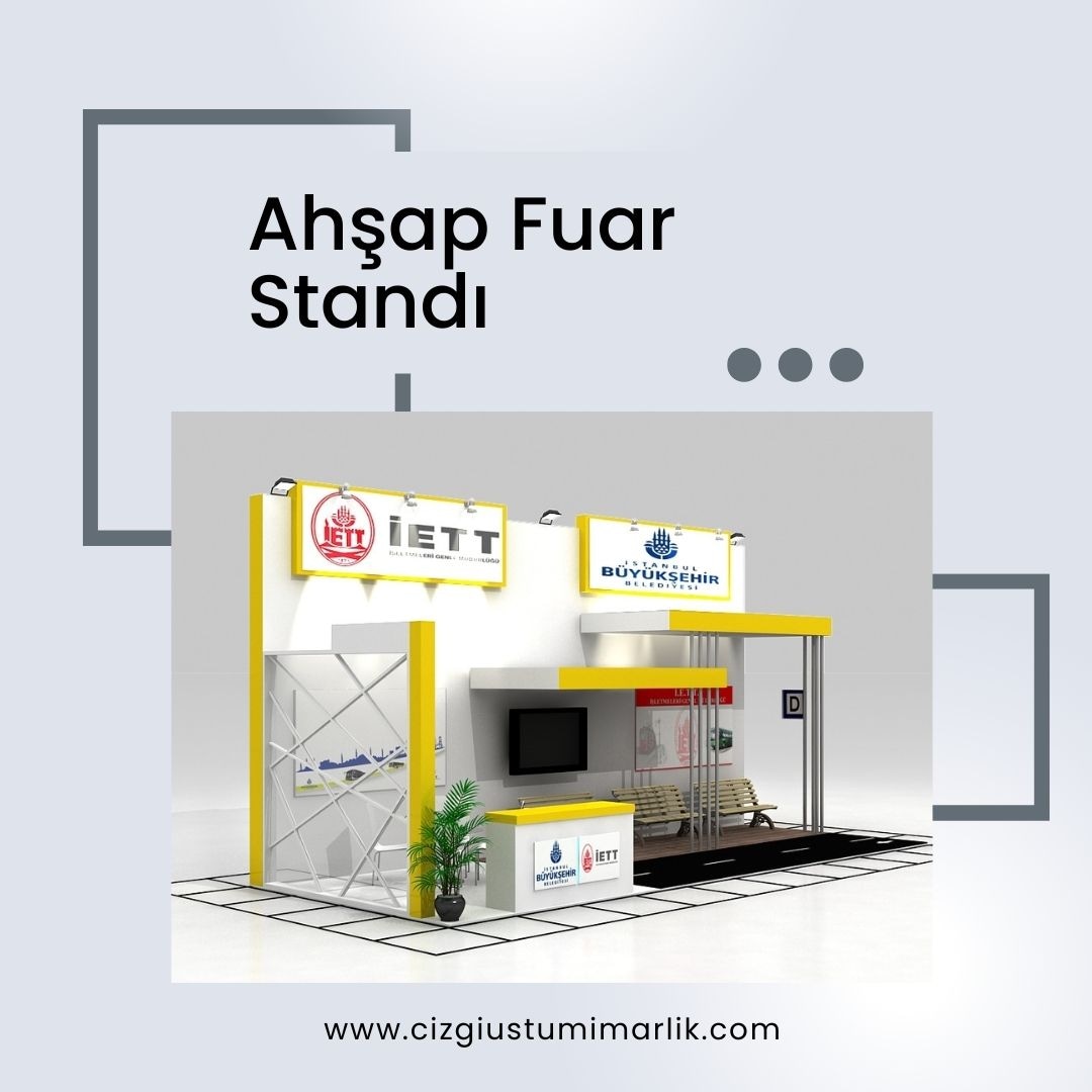 İstanbul Büyükşehir Belediyesi - İETT Ahşap Stand Çalışması
cizgiustumimarlik.com

#fuar #fuarstandı #ahsapfuarstandi #ahşapstand #stand #kiralıkfuarstandı #tasarım #içmimarlık #etkinlik