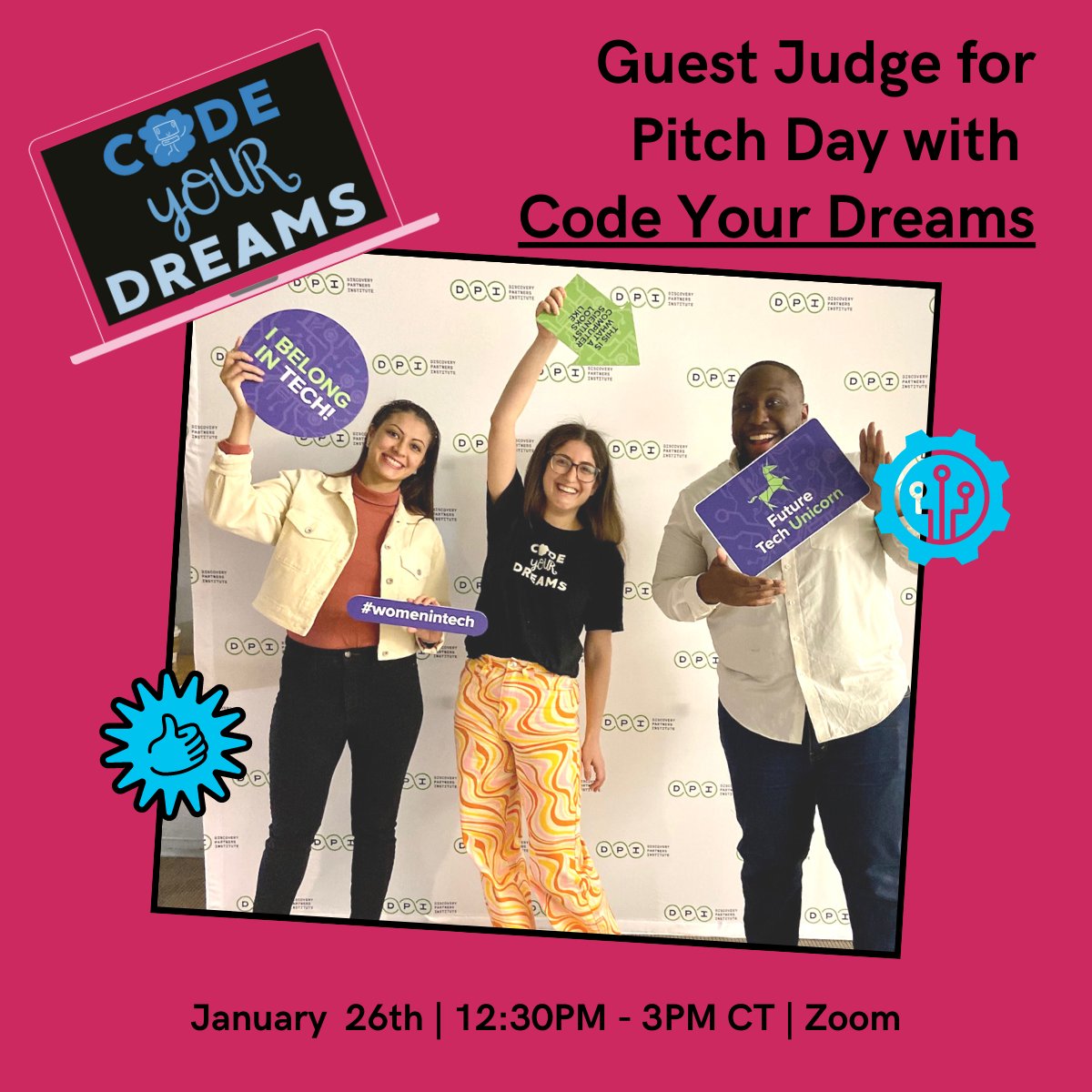 ⭐@WeCodeDreams is searching for judges for next Thursday's virtual showcase with students at the Massachusetts Department of Corrections.⭐ Our all-female cohort has ideated, designed & coded websites that address problems they see in their communities. forms.gle/kY3GR9SSEi86Cw…