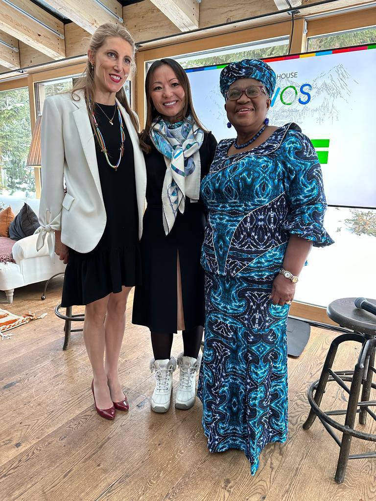 NOIweala's tweet photo. A strong health care system is fundamental to Africa’s prosperity. At a @Seed_Global session titled “Health is wealth and stability: investing in health care to build a more prosperous Africa." With @VBKerry @xkarenfang https://t.co/Rdi45J3UM6