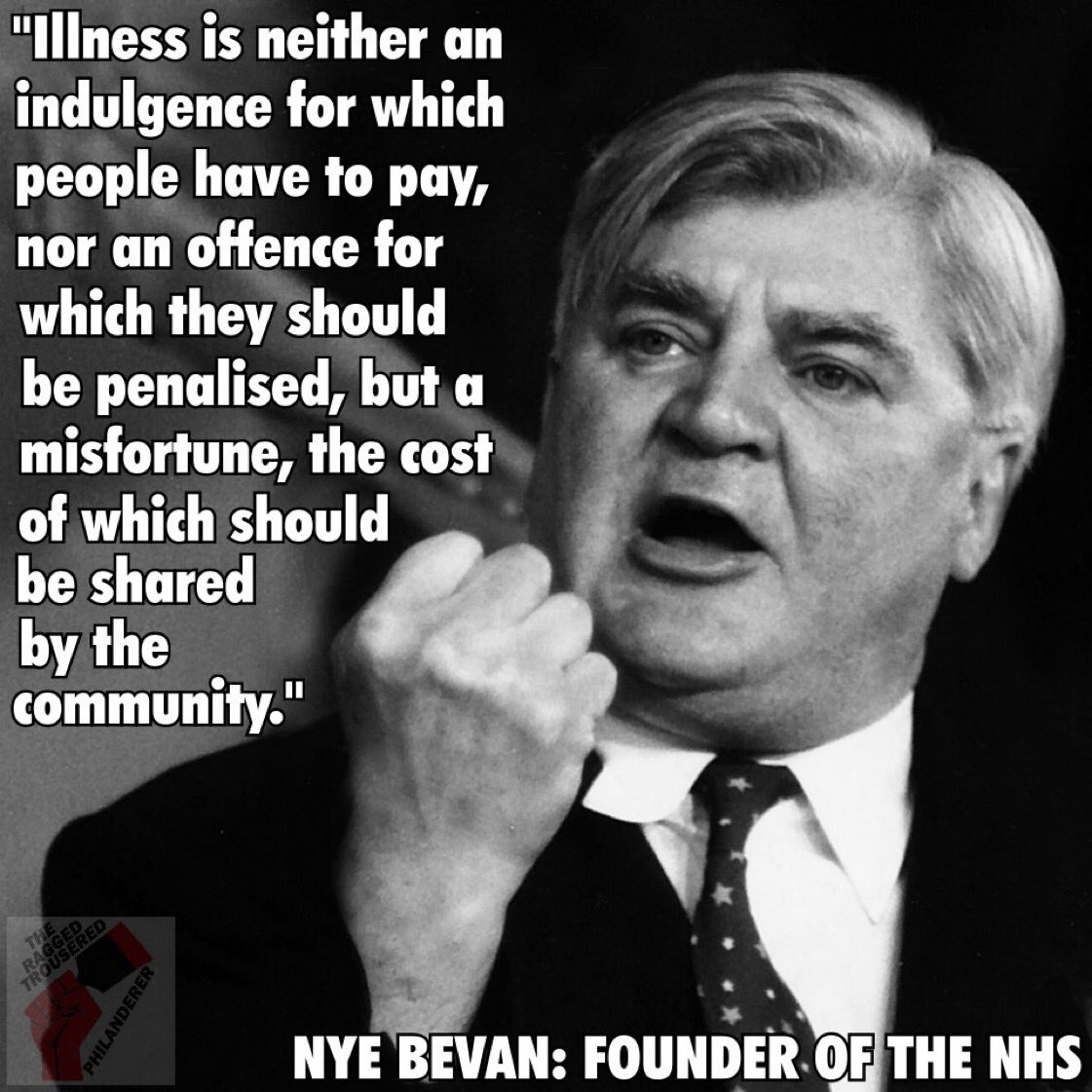 Sharon1963Keith's tweet photo. @JujuliaGrace And as Nye Bevan said we’ve got to fight for our NHS https://t.co/BVcZXpUWGu