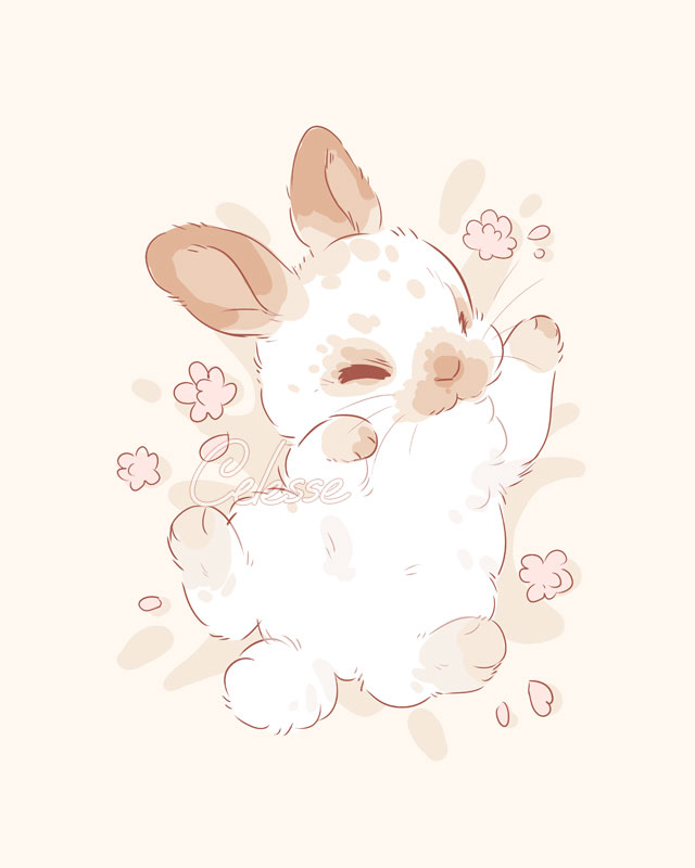 「Year of the soft sleepy bun-bun  」|✿ Celesse ✿のイラスト