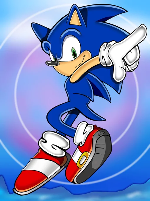 Hey everyone Happy Mario Day!!This week, we will feature  for Follow Friday!Inforpitude, a guy who loves to draw blue hedgehogs for a living lol. Seriously, check out their sonic art! They vary from 3D, SA style, and more! 