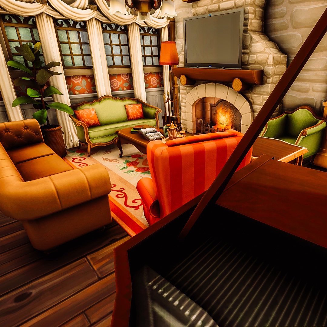 missymotion's tweet photo. Some interior shots of my latest build with Cottage Living only! Speed build is up on my YouTube Channel!💜
👉🏼 https://t.co/dHvHhoBQRj
✔️ Sims 4 Speed Build
✔️ Player tested 
✔️ No CC
✔️ Gallery ID: MissyMotion 
#ShowUsYourBuilds #Sims4 @TheSims https://t.co/9OtOze1MJq