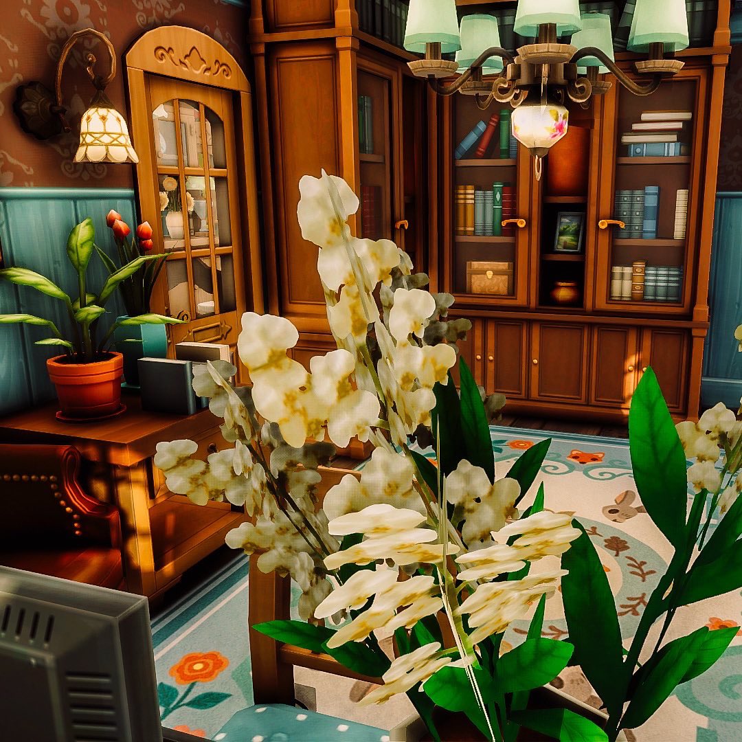 missymotion's tweet photo. Some interior shots of my latest build with Cottage Living only! Speed build is up on my YouTube Channel!💜
👉🏼 https://t.co/dHvHhoBQRj
✔️ Sims 4 Speed Build
✔️ Player tested 
✔️ No CC
✔️ Gallery ID: MissyMotion 
#ShowUsYourBuilds #Sims4 @TheSims https://t.co/9OtOze1MJq