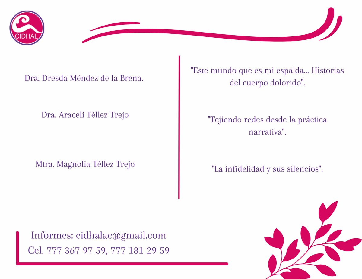 CIDHAL Organización tweet media