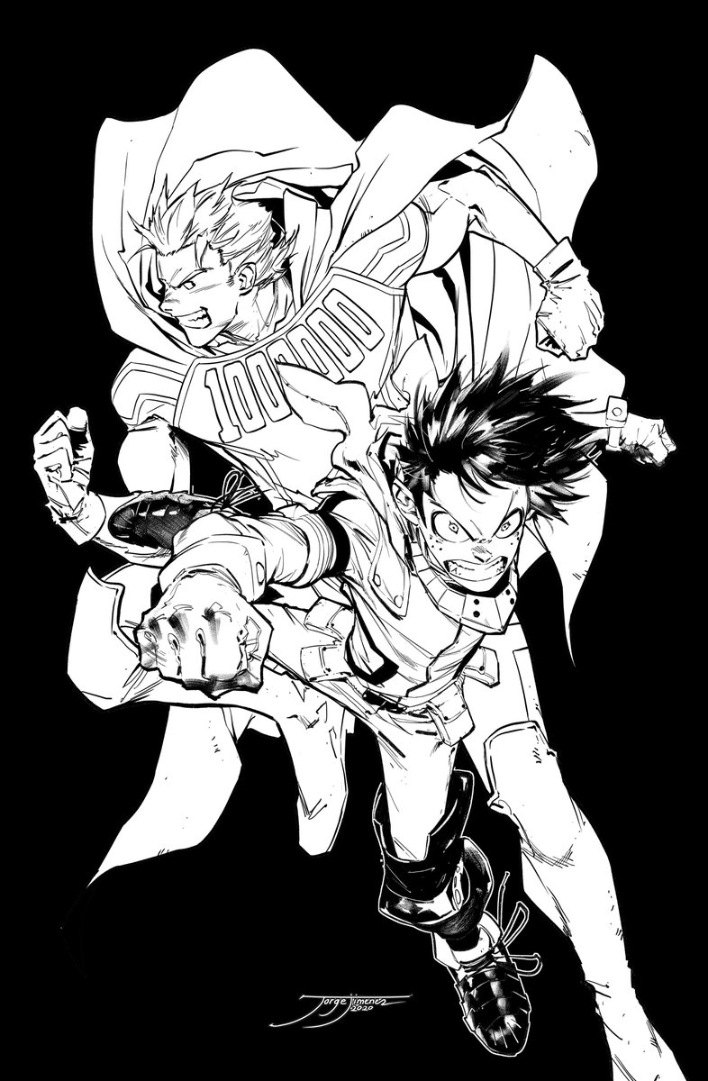 JorgeJimenezArt's tweet photo. Woops! I just remembered that I also made this cover of #BokuNoHeroAcademia   for the French edition thanks to @ki_oon_Editions friends!!, if you want, bring it to me to Angoulême event too, I'll be happy to sign it for you! :D https://t.co/IqZuzWknc6