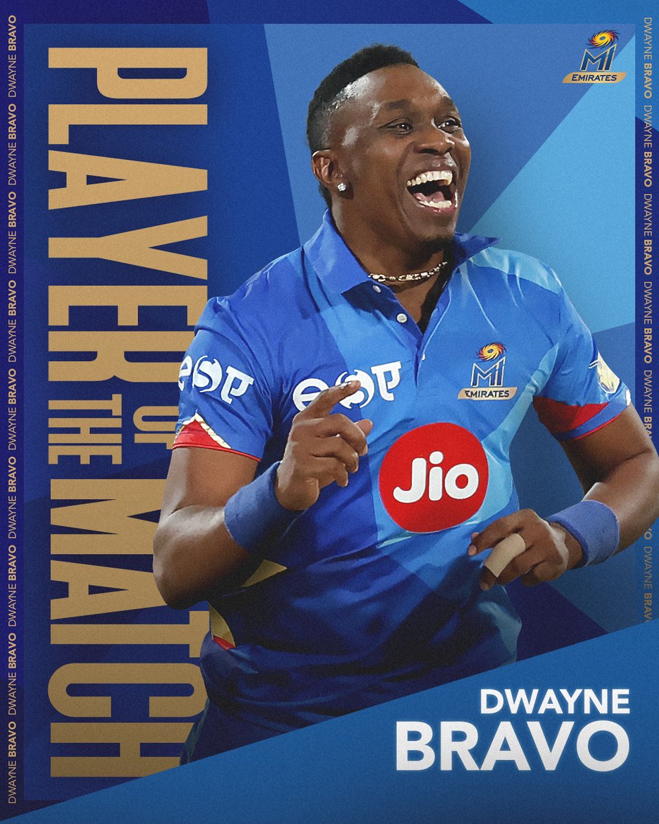 MIEmirates's tweet photo. A champion display from a champion player π
Keep them coming, @DJBravo47 π
#MIEmirates #OneFamily #SWvMI https://t.co/mYPlR1cRSP