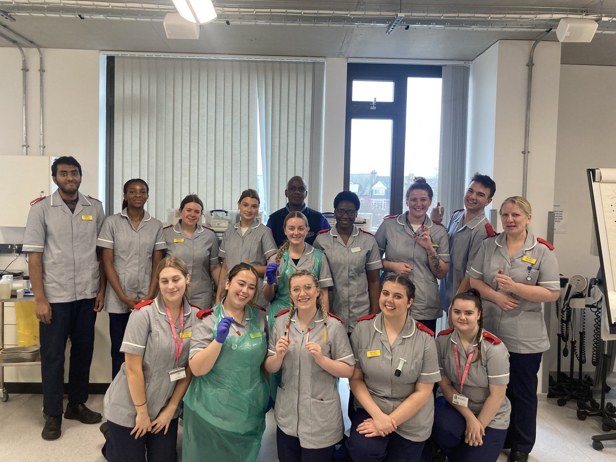 Great day with our Year 1 Nursing Students- University of Plymouth.