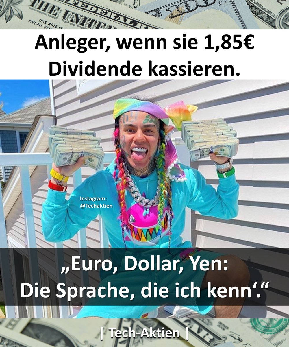 Techaktien1's tweet photo. Anleger, wenn sie 1,85โฌ Dividende kassieren.
#Aktien #Bรถrse #Memes #Finmeme https://t.co/atHIt1spna