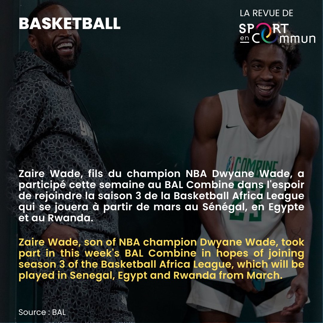 SportEnCommun's tweet photo. 🇫🇷 Revue de Presse "Sport et Développement" hebdomadaire de Sport En Commun
🌐 Weekly "Sport and Development" news report from Sport En Commun
#SportImpact #sportetdeveloppement #sportanddevelopment #actualités #news #boxe #FIFA #LYSD
(1/2) https://t.co/jf9Sm4MOua