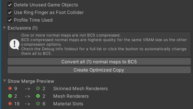 d4rkpl4y3r_vr's tweet image. Version 1.8 of my optimizer is out.
There have been several bug fixes that accumulated over time.
This version adds a button to convert all normal maps to BC5 compression since its the best quality with the same VRAM cost as the other options.
github.com/d4rkc0d3r/d4rk…