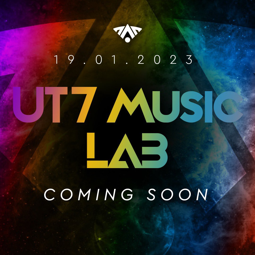 Il mondo UT7 continua ad espandersi su nuovi fronti! 🎶

Il 19 Gennaio nascerà UT7 Music Lab, la nostra nuova sezione per giovani artisti musicali emergenti! 🧑‍🎤

#comingsoon