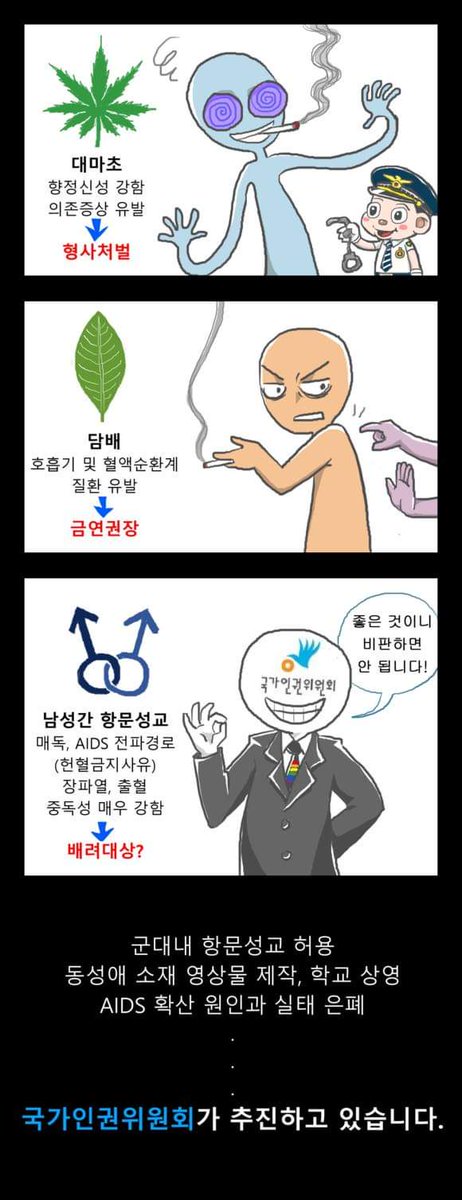 국가인권위원회를 페지해야 하는 이유

인권이란 미명 하에 악행을 저지르는 부서!