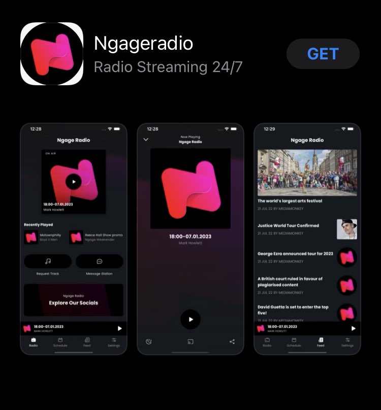 shelly_anne83's tweet photo. BOOM!
Ngage Radio is now available on Android and IOS!
Everything in one place!! https://t.co/6VncaSfinz