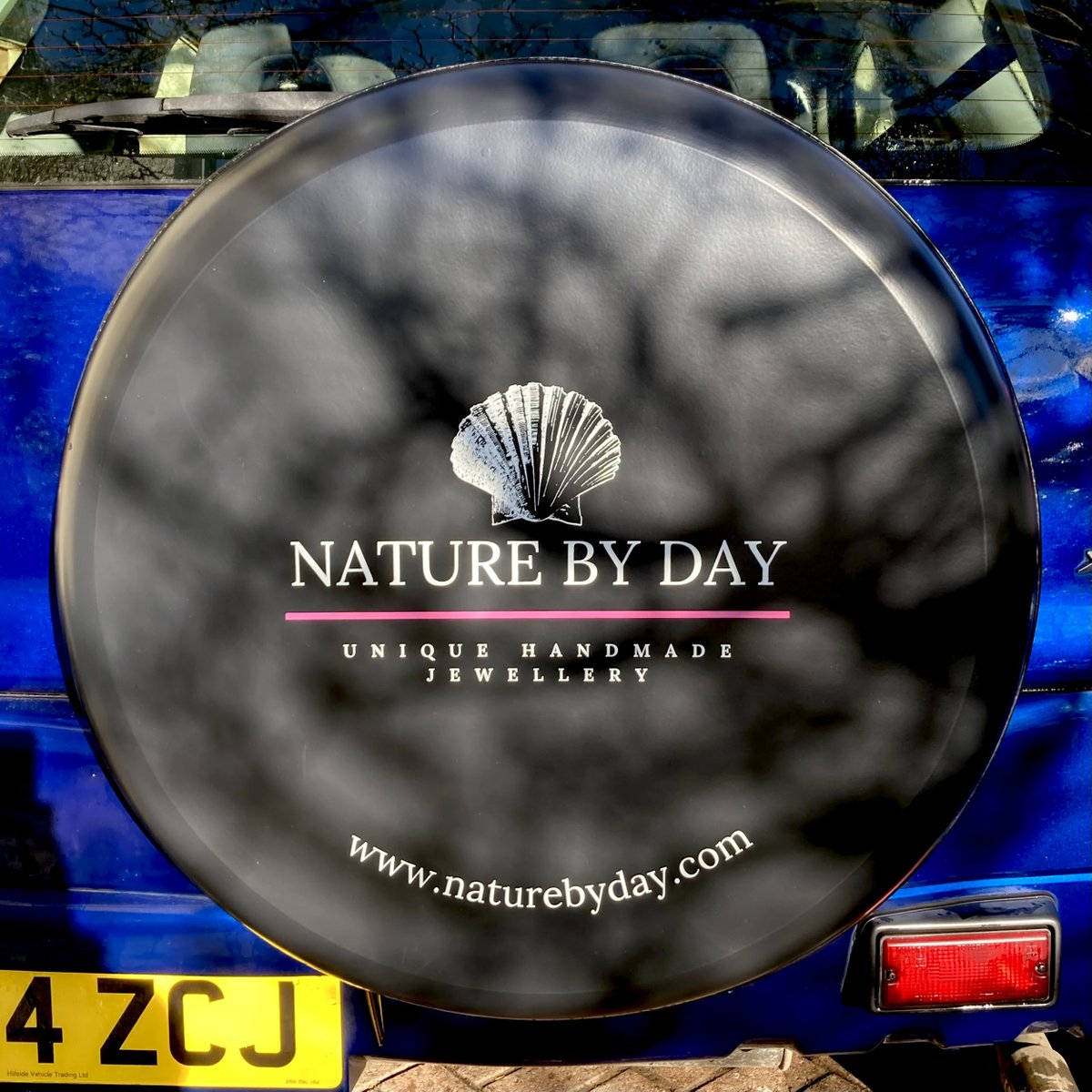 You know when your husband supports your handmade jewellery business when he buys you a spare wheel cover with your logo on it! Thank you <a href="/aquariuswheelco/">Aquarius WheelCovers</a>  it's perfect #handmadeintheuk #handmade #handmadegifts