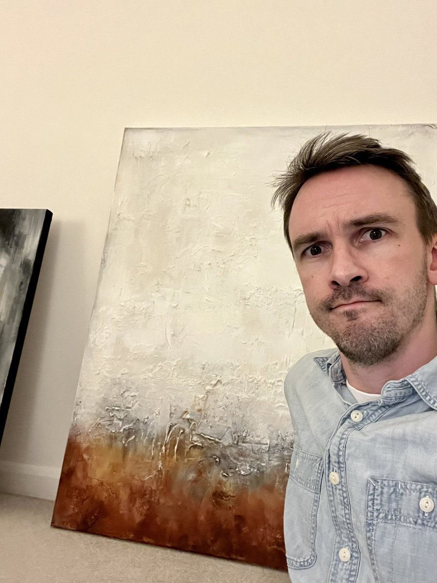 ctmaddison's tweet photo. Probably the first abstract I’ve painted that I actually like. 😂 #art #artist #abstractart https://t.co/081yLubwM6