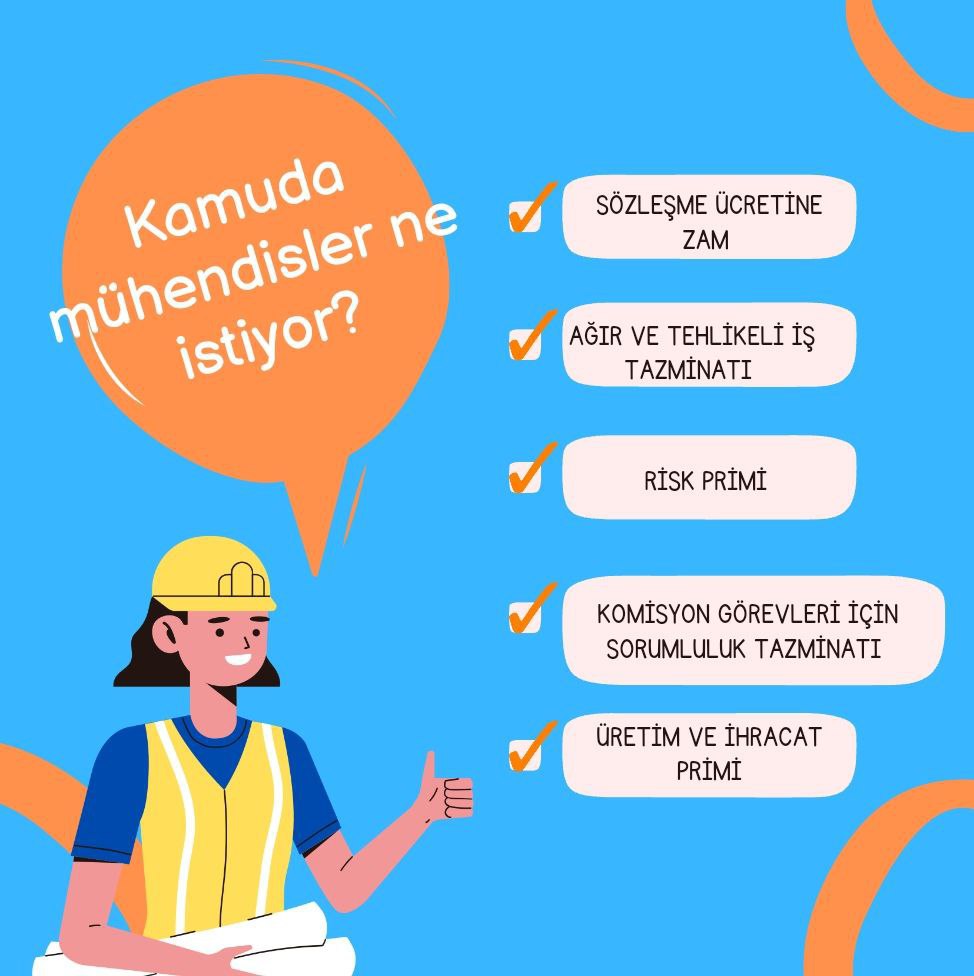 Hsyn_kth's tweet photo. 7. Proje üret, teknk şartname yaz, yaklaşık maliyet hazrla, ihale et, yapı denetimini yap sonra maddi manevi 15 yıl sorumluluğunu üstlen Bu bilginin, emeğin ve sorumluluğun karşılığını istiyoruz
@RTErdogan @kilicdarogluk @dbdevletbahceli @MustafaSentop 

#TBMMKamuMühendisineKanun https://t.co/6TP2eXvk6L