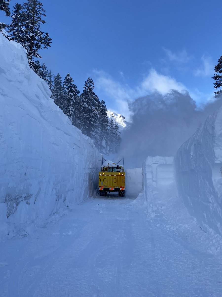 Caltrans District 10 on Twitter "Caples Lake Maintenance is busy this