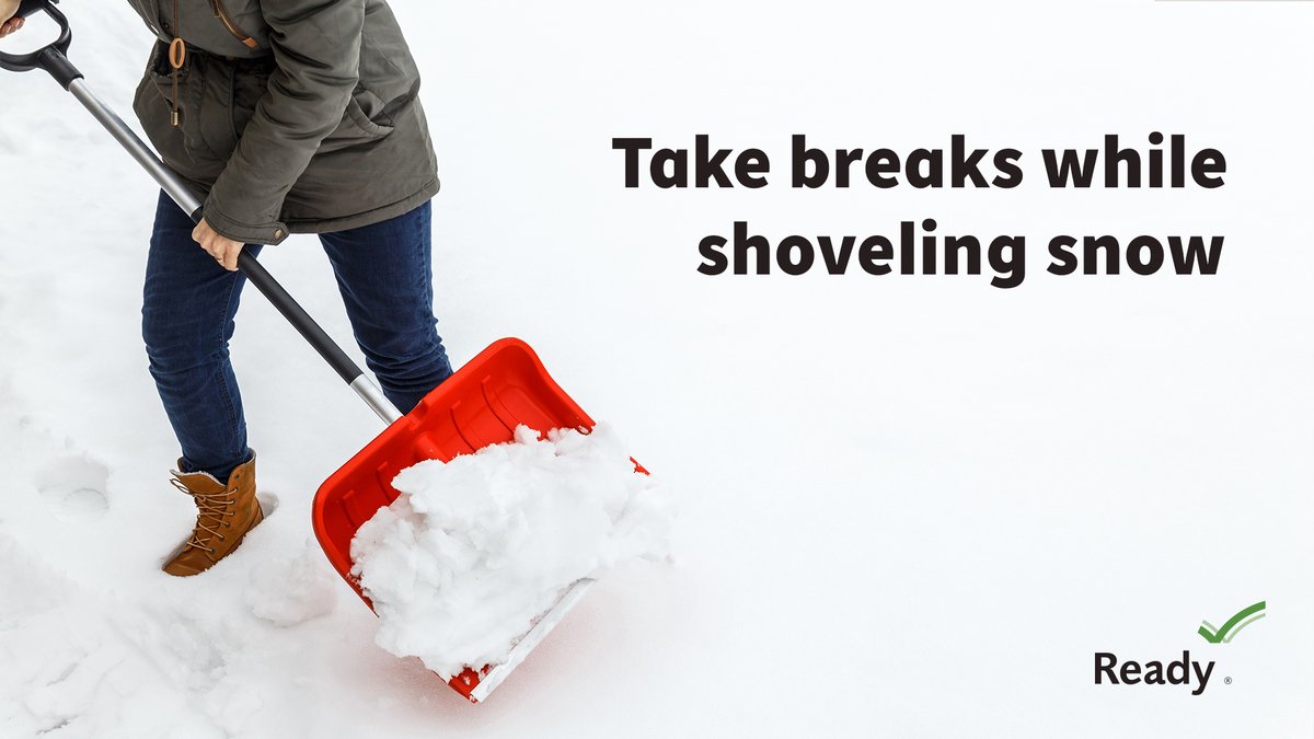 Readygov on Twitter "Shoveling can be hazardous because of the