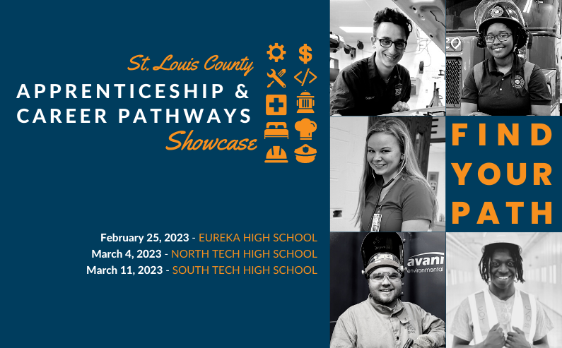 Come join us for the St. Louis County Apprenticeship &amp; Career Pathways Showcase! This interactive event, held over three weekends, exposes students to exciting and fulfilling job opportunities in careers with on-the-job training. <a href="/SSDStLCo/">Special School District of St. Louis County</a> 

Learn more: rsdmo.info/STLCountyShowc…