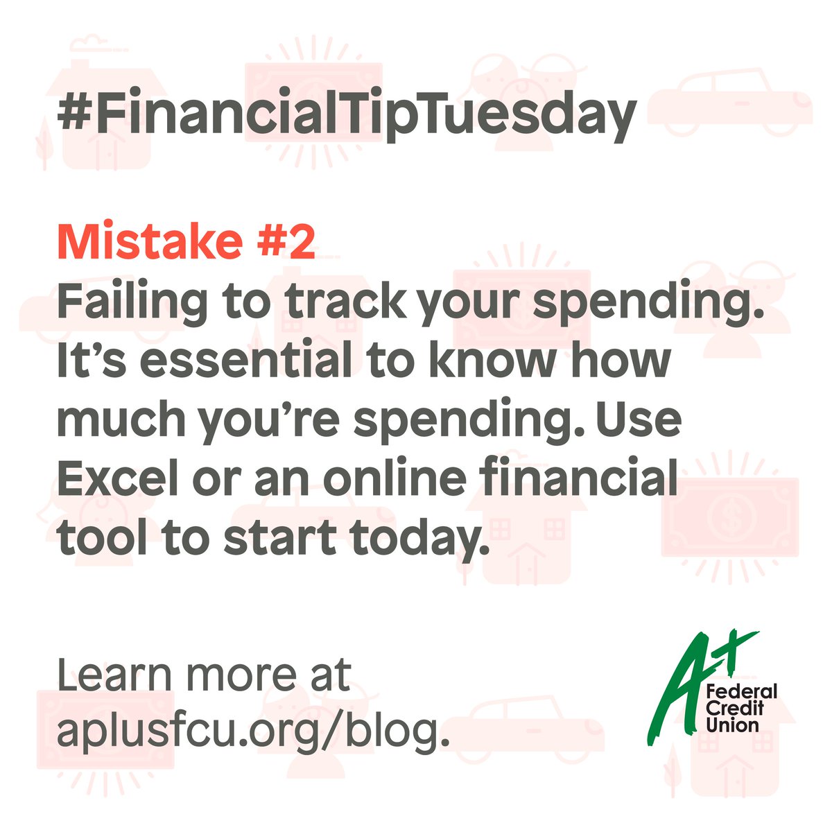 aplusfcu's tweet photo. Avoid making costly mistakes while shopping with tips from our #FinancialTipTuesday! 💲 Click the link for more details from our blog ➡️ https://t.co/vHwfyC3G4a #shopping #financialfitness https://t.co/Qw0YlABUhB