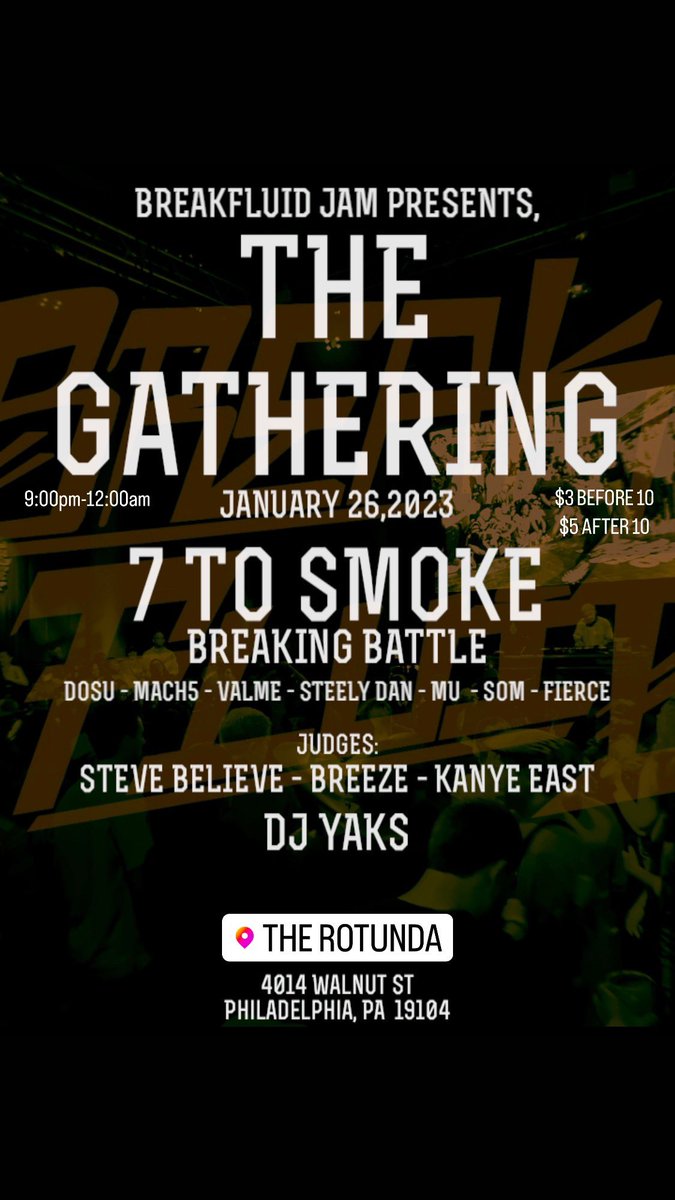 TheGathering215's tweet photo. What y’all doing next Thursday? https://t.co/9nojQKHOoJ