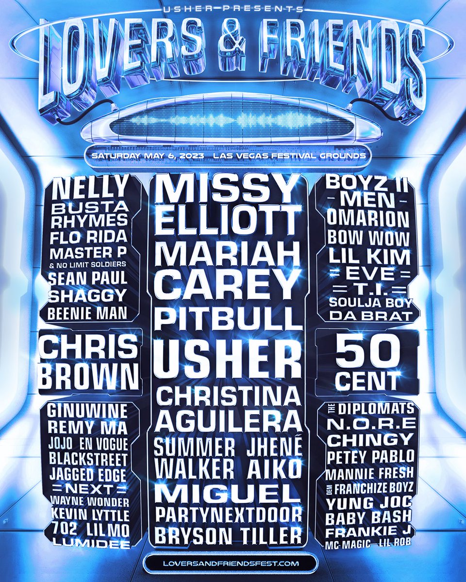 🎧We’re back at it! Lovers &amp; Friends Festival in Vegas Saturday, May 6, 2023 👈🏾
Register now for presale tickets, available on Friday, January 20th at 10AM at loversandfriendsfest.com