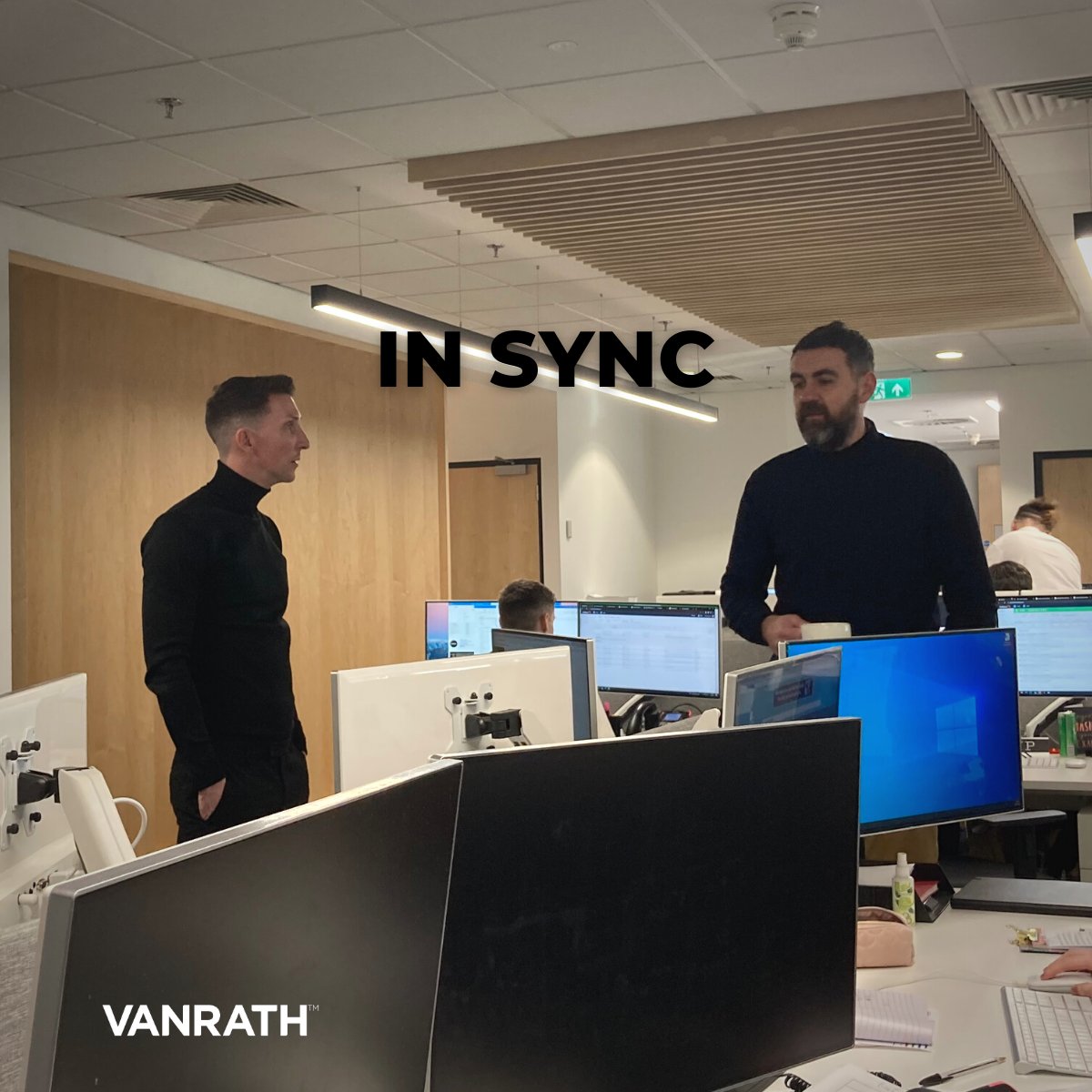 ❄️When the snow comes out, so do the matching roll necks... #VANRATH #OfficeBanter #WinterFashion