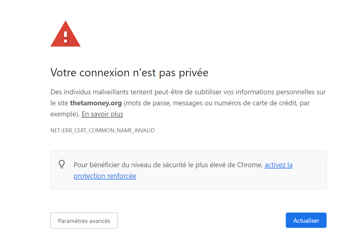 cryptosuri_com's tweet photo. @thetaspere Just so you know, google chrome do not allow access to your website. Kind of annoying. https://t.co/jyNVsQue7n