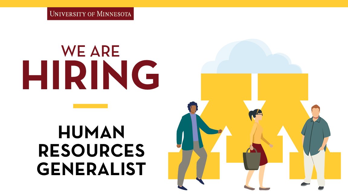 UMN_Jobs's tweet photo. The College of Liberal Arts is hiring an HR generalist! Benefits include a retirement pension plan and low-cost health insurance. Learn more and apply: https://t.co/z5DVF7cUva

#UMNJobs #HR #HigherEdHR @umncla https://t.co/JFJogf28eV