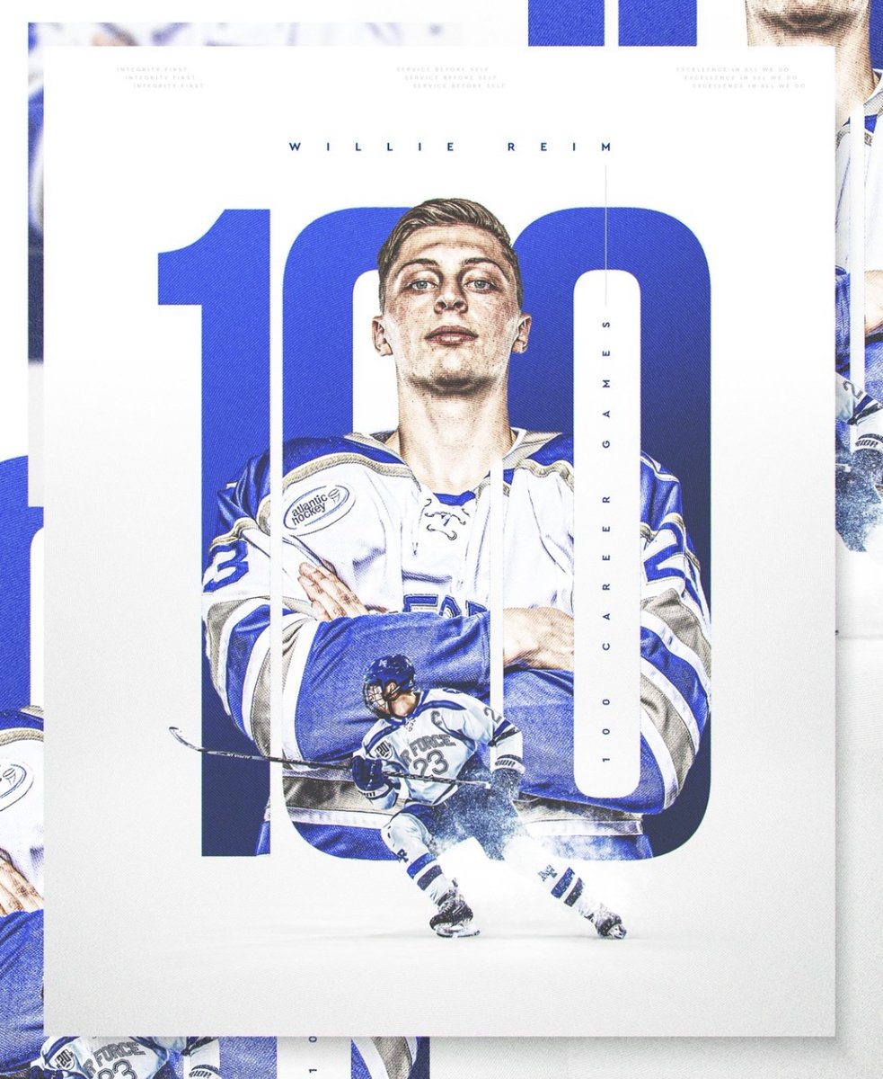 Congratulations to our very own Willie Reim '17 on recently playing his 100th game for the Air Force Academy! #GoCadets #GoAirForce