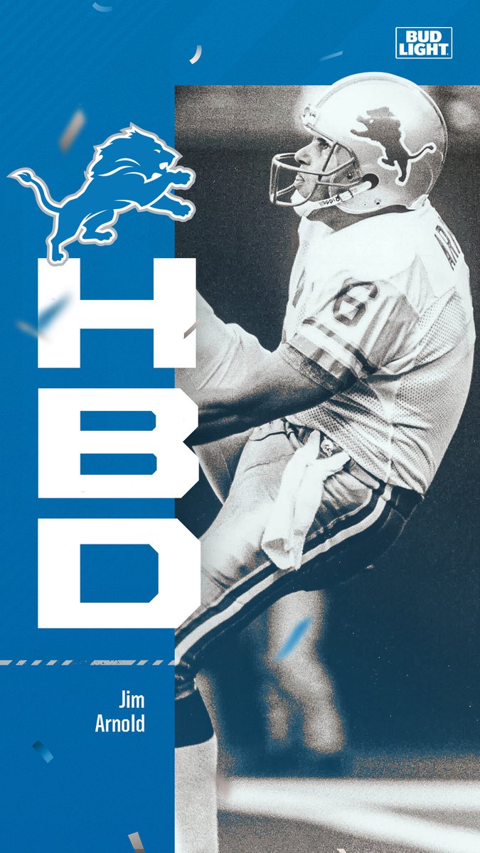 Lions's tweet photo. Happy Birthday Jim Arnold! 🎂🎉 https://t.co/MuN82UUkEx