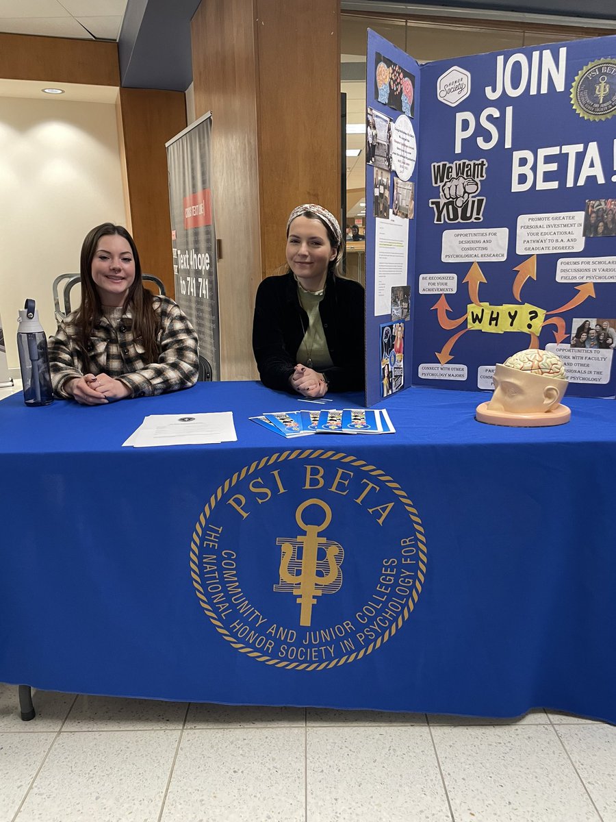 Lc3PsiBeta's tweet photo. It’s Welcome Week this week (1/17-1/20)!! Stop by the Psi Beta table in the College Center Commons building to learn more about our group!! We hope to see you there! https://t.co/OrGMgF3oUV