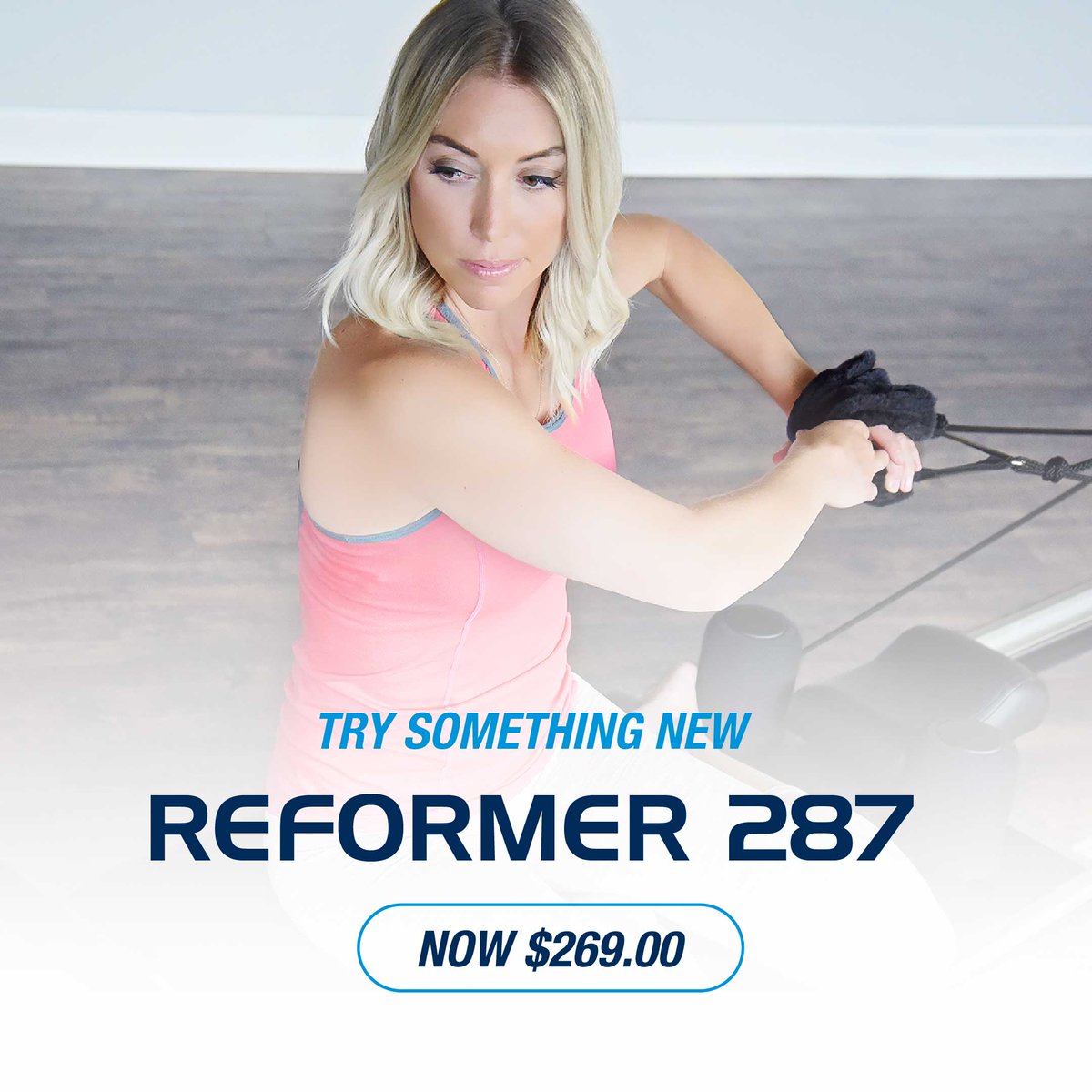 AeroPilates's tweet photo. Our entry-level Reformer 287 is on sale until January 30. It’s perfect for those who’ve been thinking about AeroPilates but haven’t tried it yet. Dip your toes in the water with this budget-friendly, at-home reformer. Shop now: https://t.co/kP2Eym5DMj https://t.co/98WvRzKBAD
