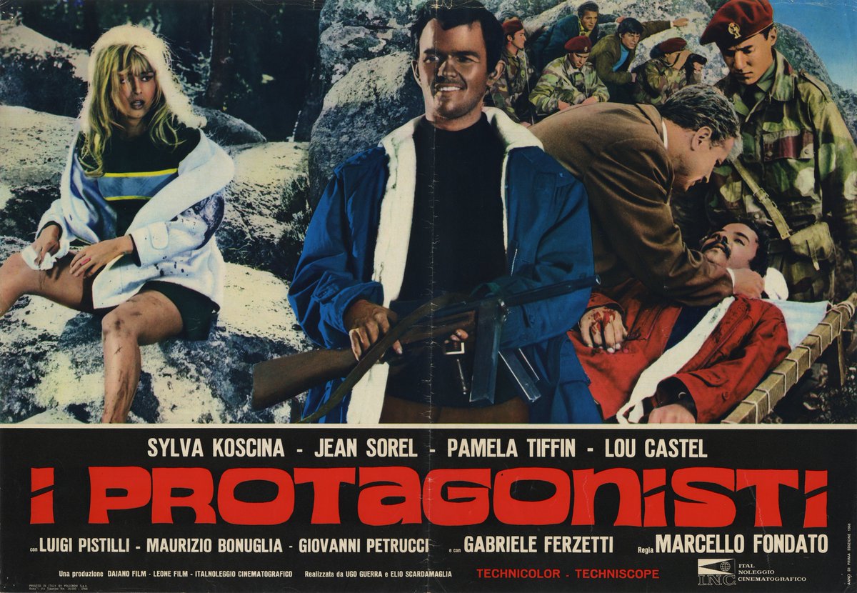 Rassegna #Cinemanifesti 🎞️📽️

Questa sera, alle 19, nella Sala Conferenze dell'@ExmaCagliari verrà proiettato il film "I protagonisti" di Marcello Fondato (1967), con Sylva Koscina, Jean Sorel e Lou Castel.
Da non perdere! 😊 

<a href="/CinetecaSarda/">Cineteca Sarda</a>