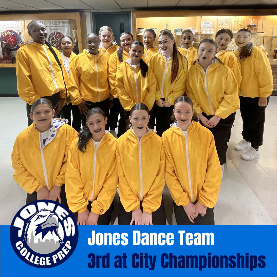 Congratulations to the varsity dance team for placing 3rd at city championships! The team heads to sectionals this weekend, let’s continue to cheer them on.