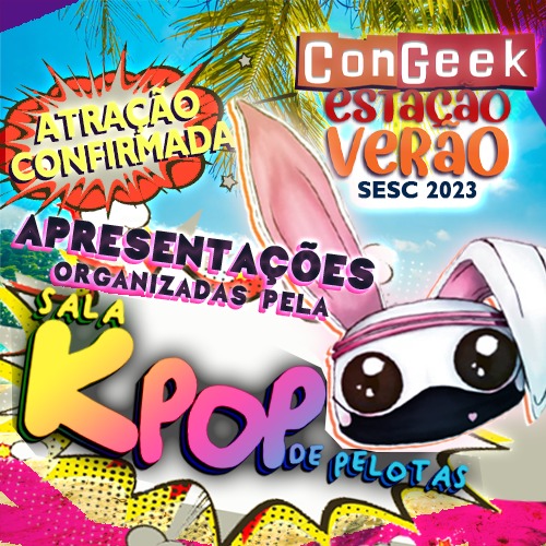 congeek3's tweet photo. ATRAÇÃO CONFIRMADA! 🥳
Vai ter kpop no evento sim! 💃
As apresentações vão ser organizadas pela @salakpoppel e as inscrições se iniciam dia 21/01. Fique de olho em nossas redes sociais e dos nossos parceiros! 🎶💫
#eventogeek #eventopelotas #eventors #kpopbrasil #pelotasrs https://t.co/mvFZkH5YlP